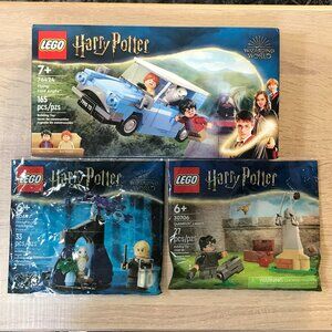 Lego HARRY POTTER Minifigures Blue Ford car 76424 30706 30677 lot